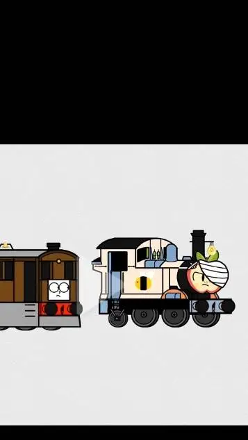 ai character: tren manzan y Tobi background