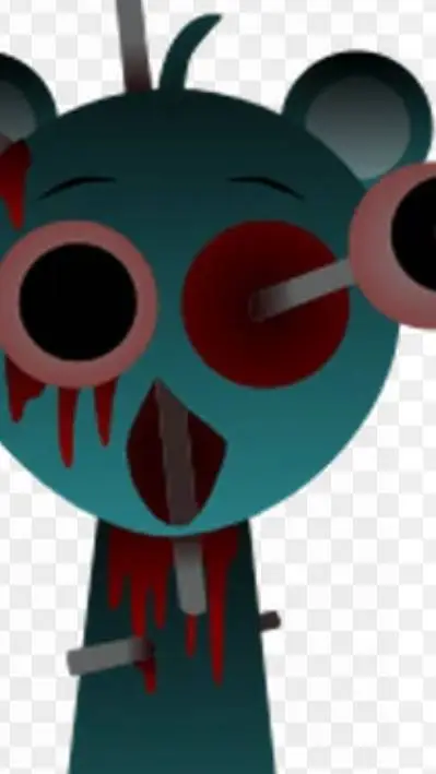 ai character: horror sky background