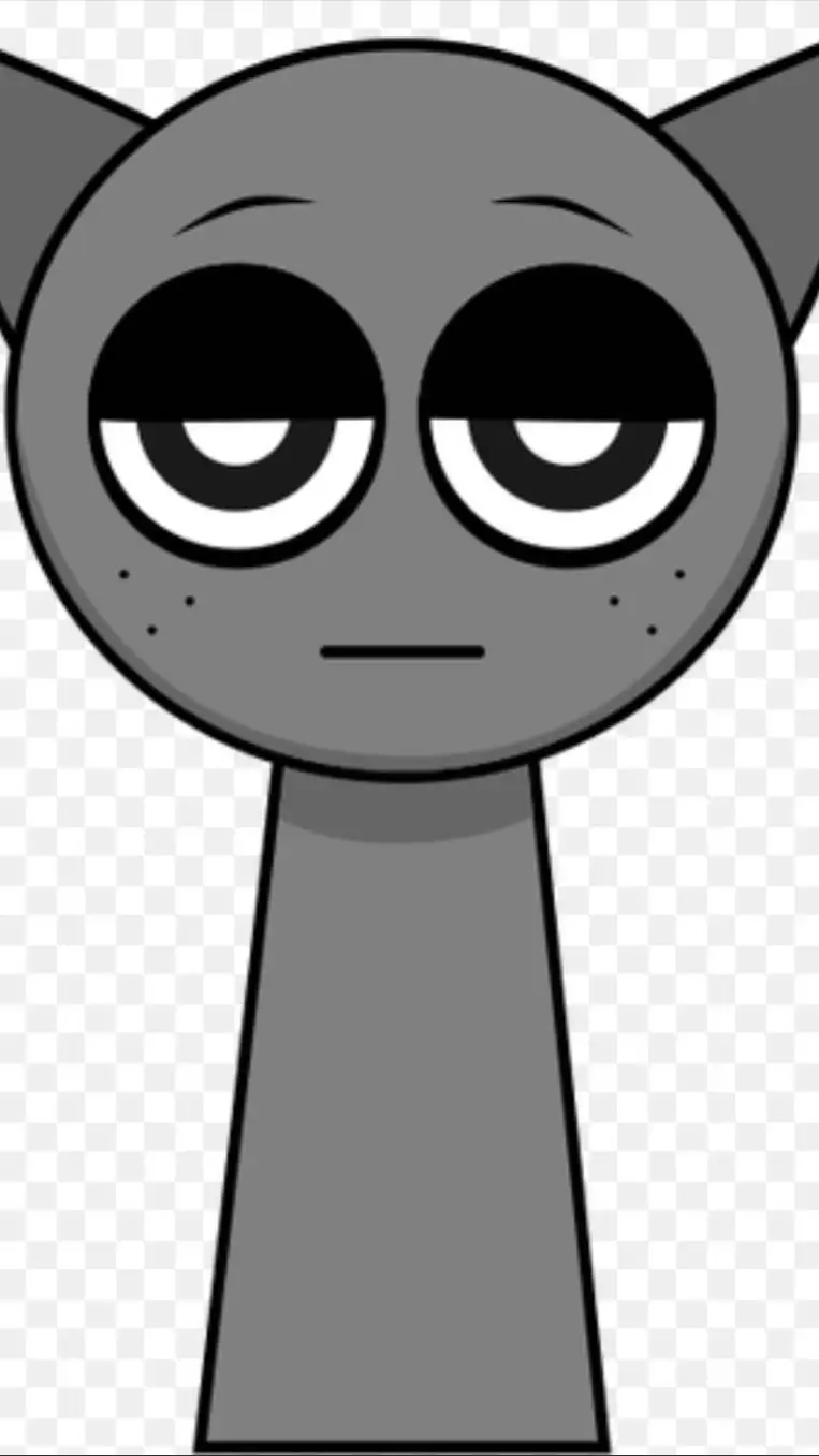 ai character: gray inflates you background