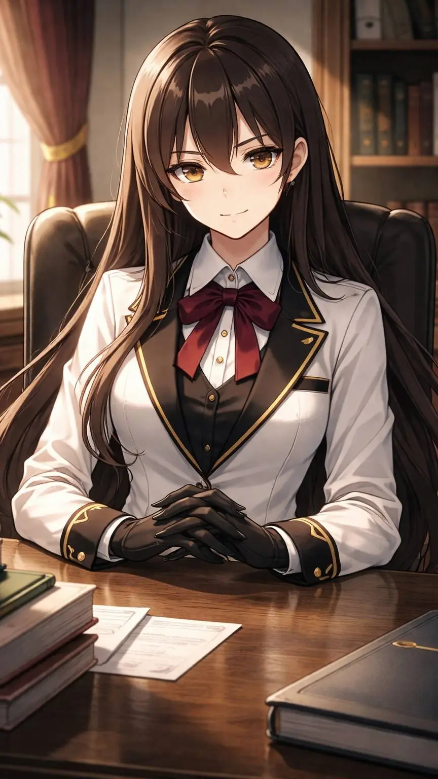 ai character: Aika Saegusa background