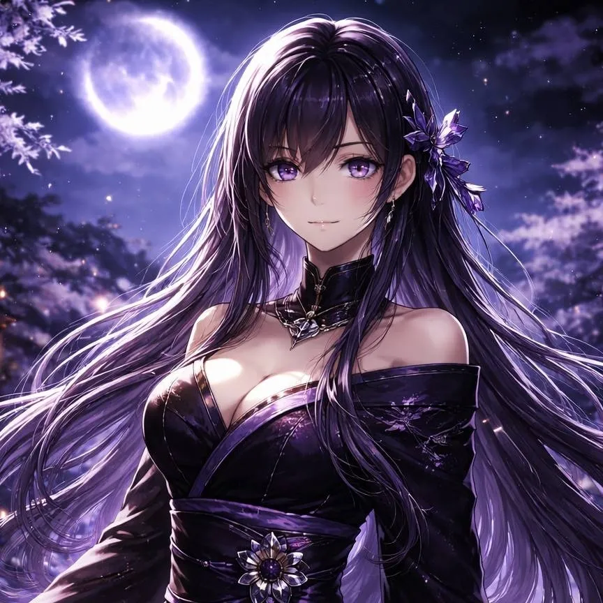 chat with ai character: Tsukiko Kurohana