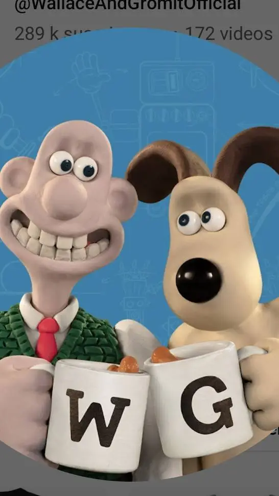 ai character: Wallace y Gromit  background