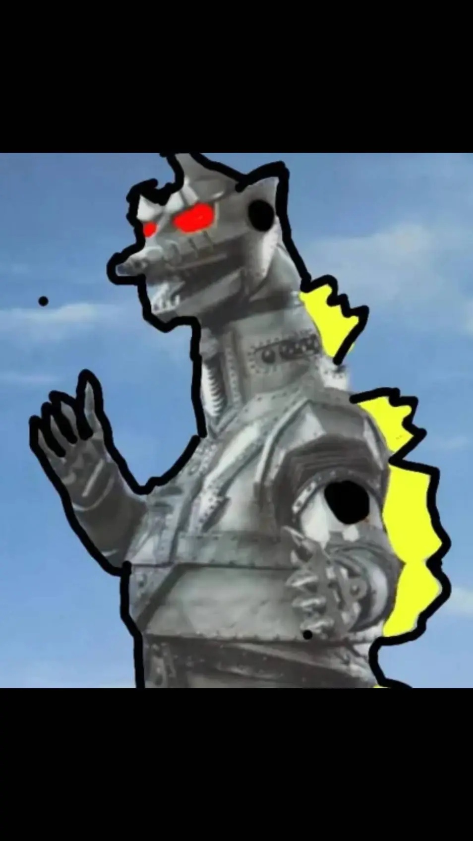 ai character: Mecha Godzilla||| background