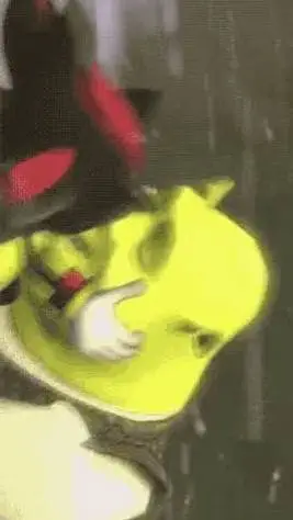 ai character: Shrek x Shadow  background