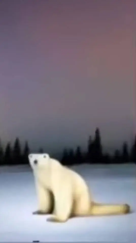 ai character: Polar Bear 2026 background