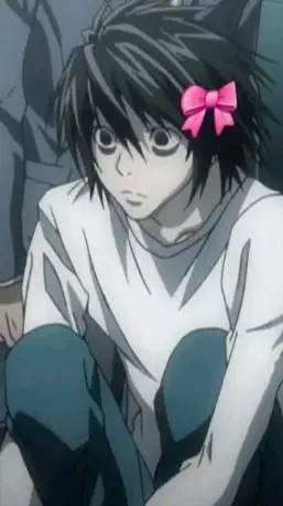 ai character: L (deathnote) background