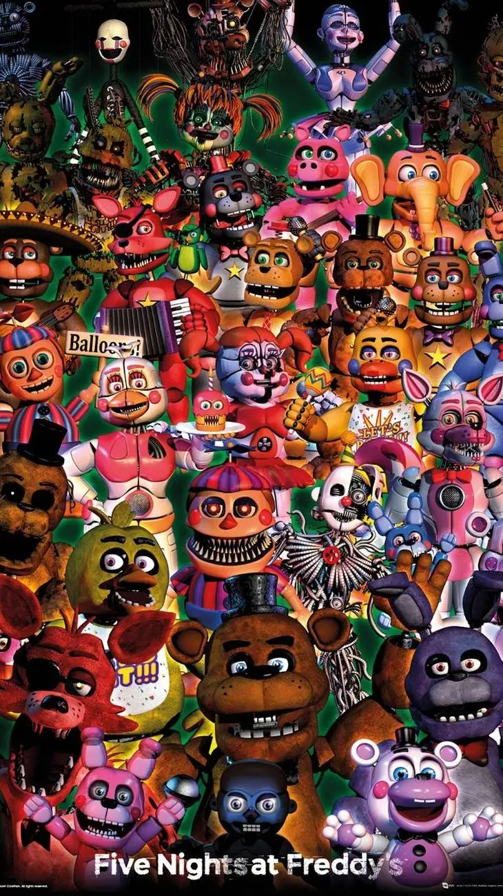 ai character: Fnaf background