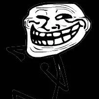 chat with ai character: trollface