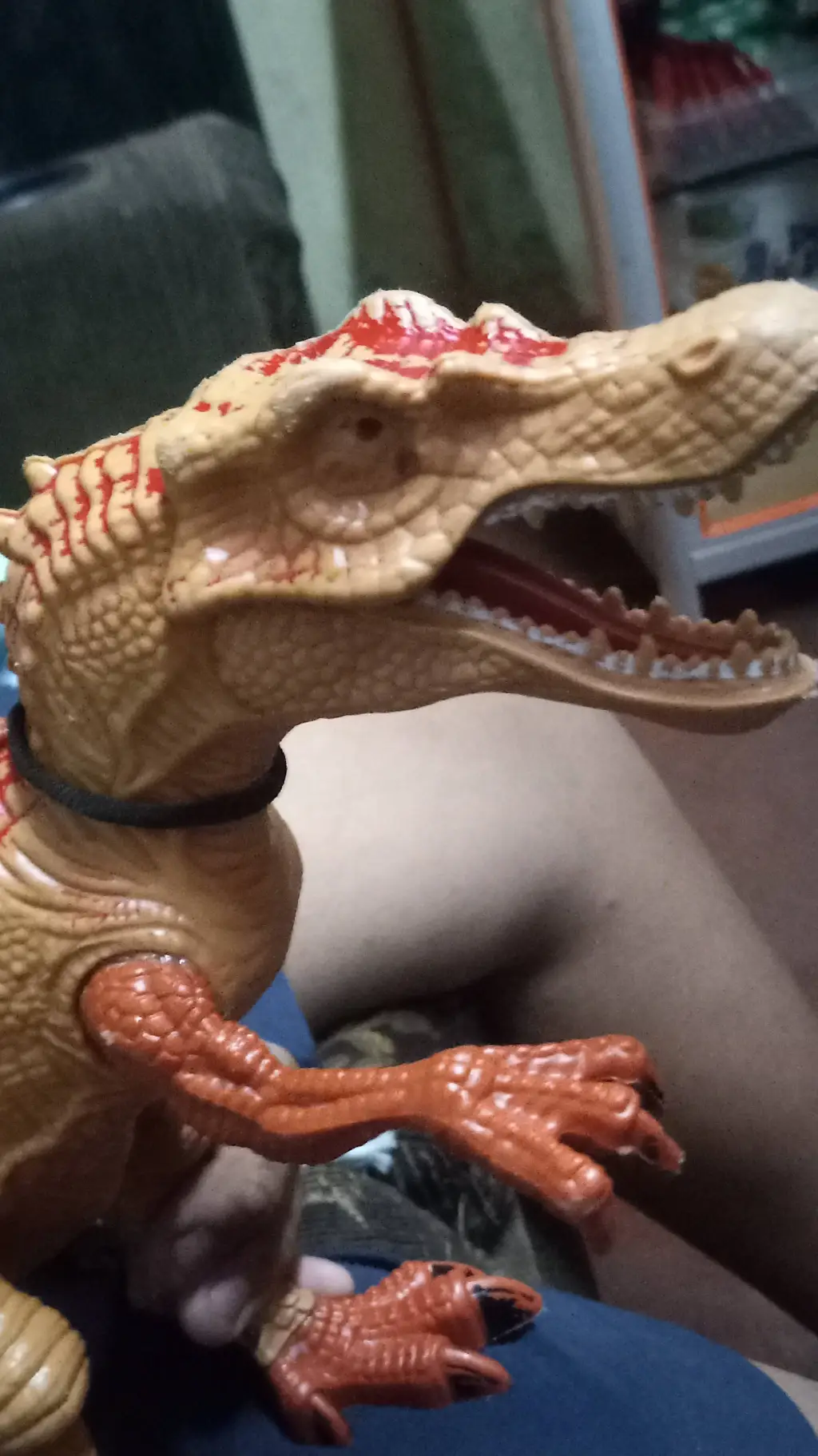 ai character: Spiny spinosaurus background