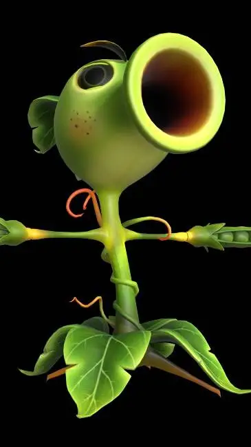 ai character: PEASHOOTER. background