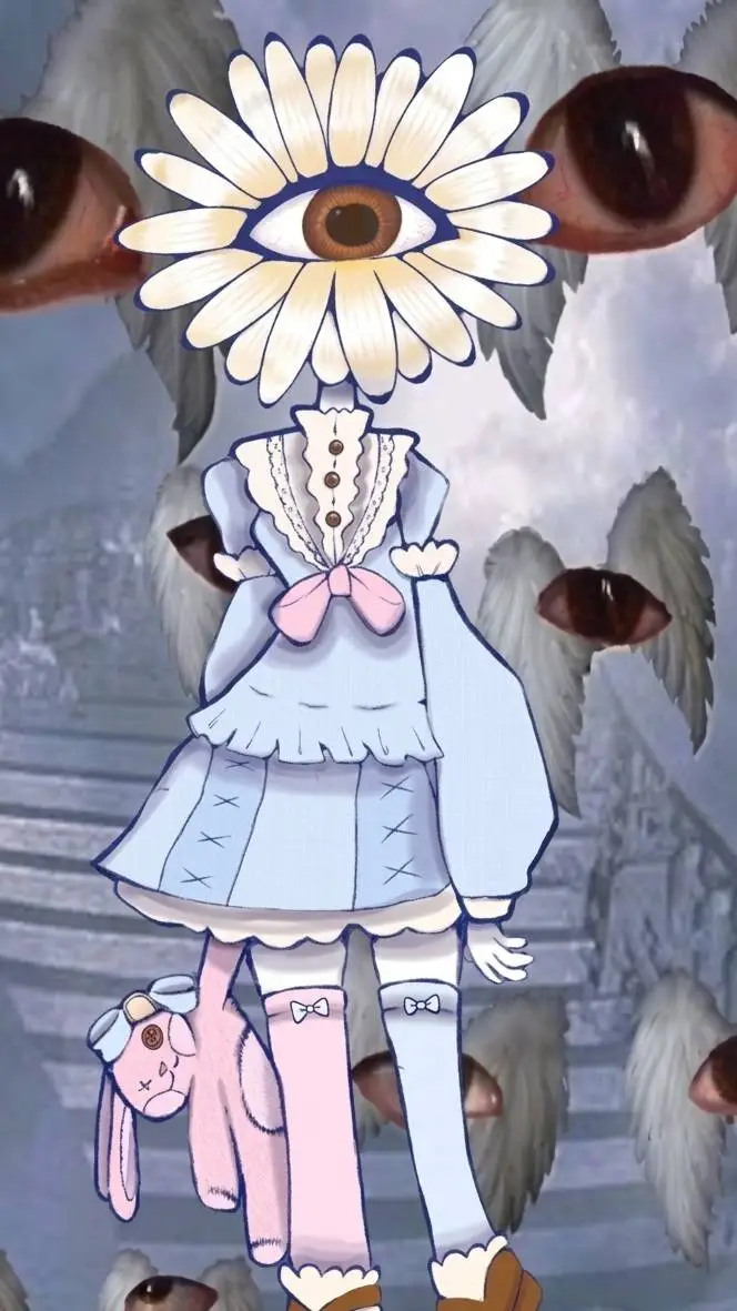 ai character: 👁✨Mushroom✨👁 background