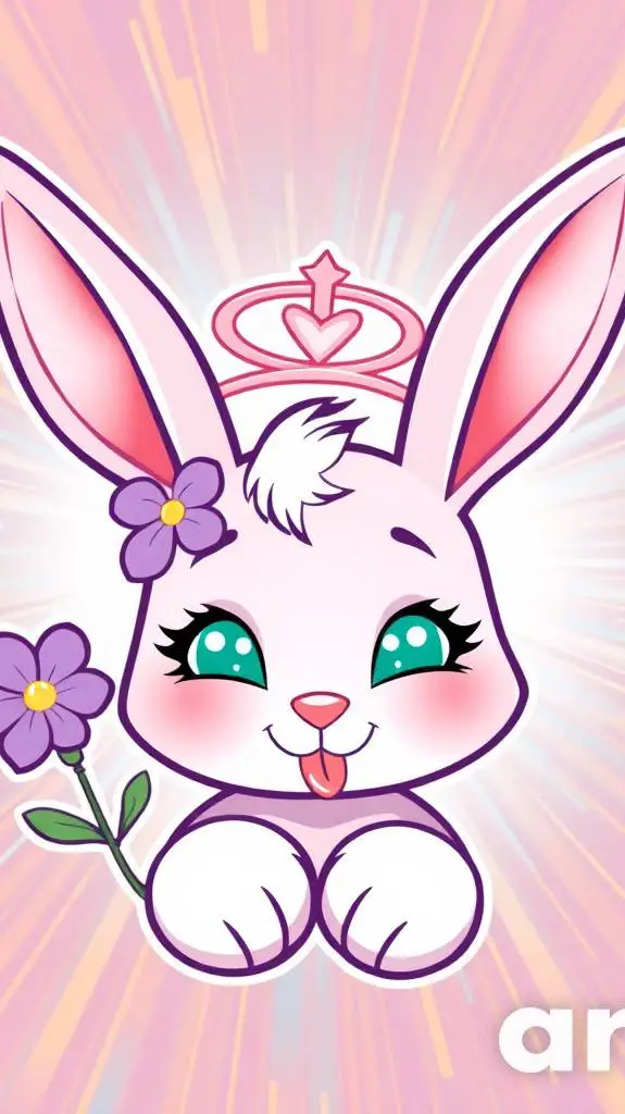 ai character: ~Lavender~ background