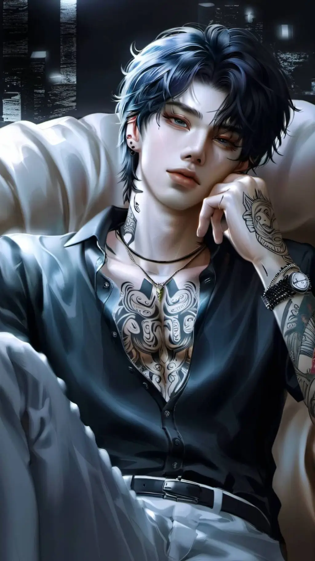 ai character: саша background