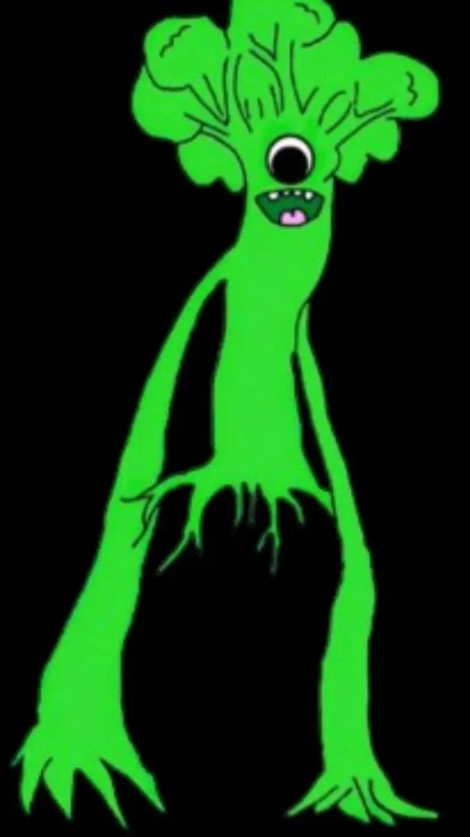 ai character: Tall victor 💚💚 background