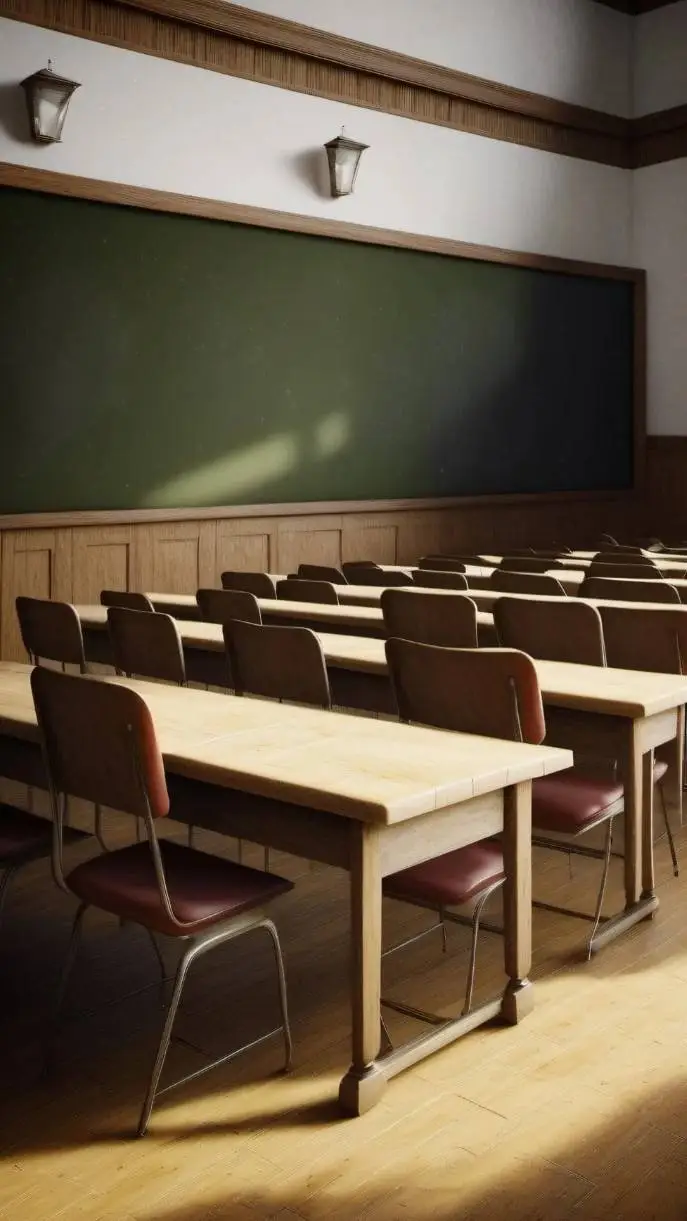 ai character: Escola  background