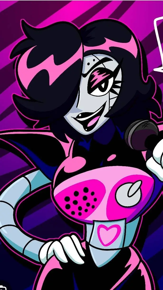 ai character: mettaton  background