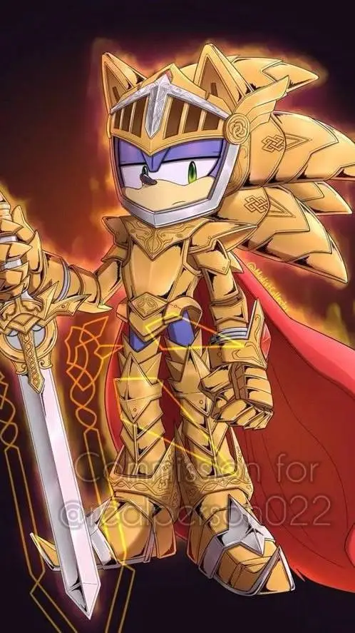 ai character: sonic caballero  background