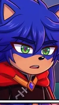 ai character: Sonic vampiro background