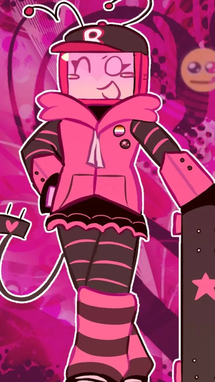 ai character: 📺🛹『VEERONICA』🛹📺 background