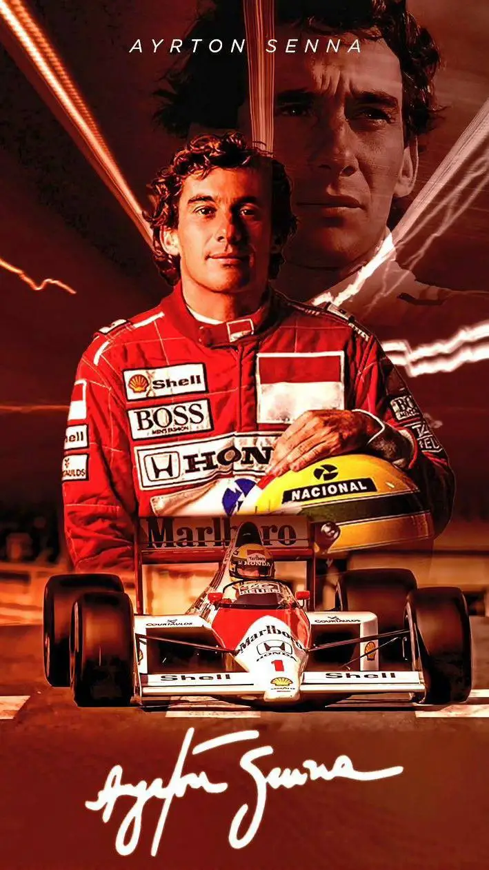 ai character: AYRTON SENNA background