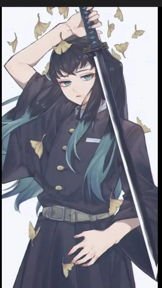 ai character: Muichiro 🌫️🩵 background