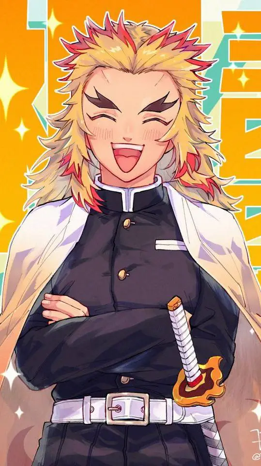 ai character: Kyojuro Rengoku  background