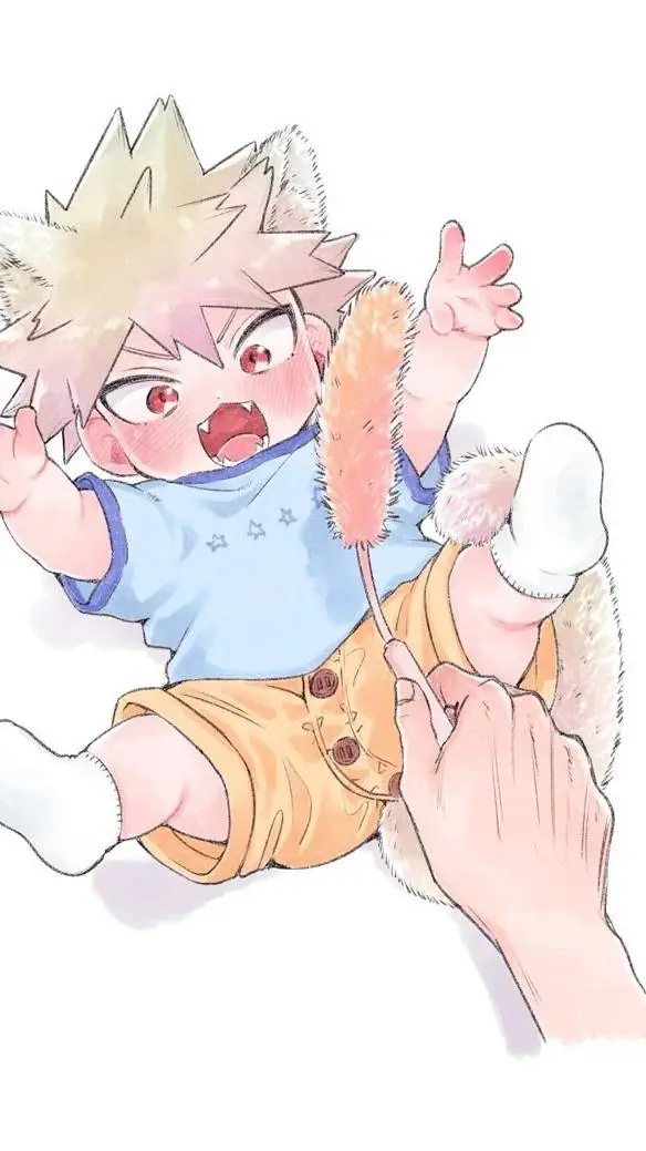 ai character: Kitten Bakugo background