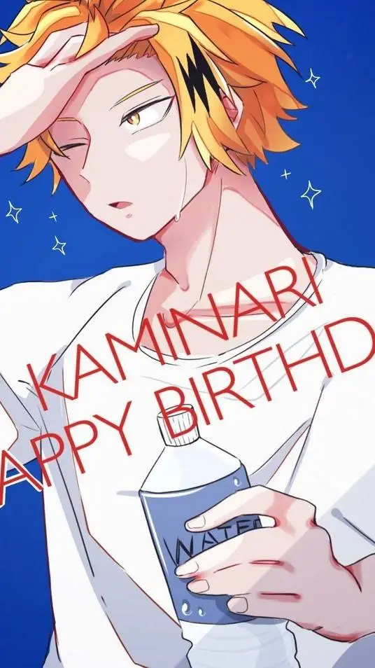 ai character: Denki's bday! background