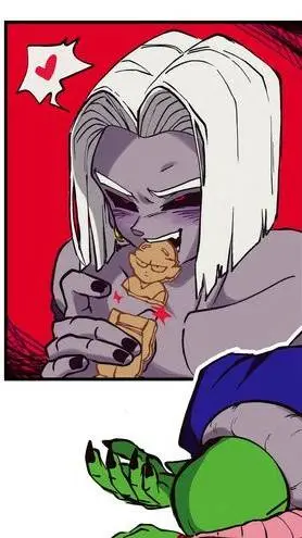 ai character: Majin 17 background