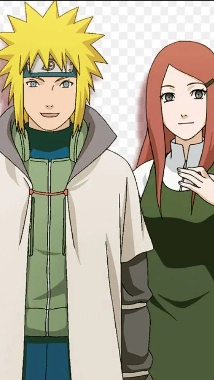 ai character: Minato et Kushina  background