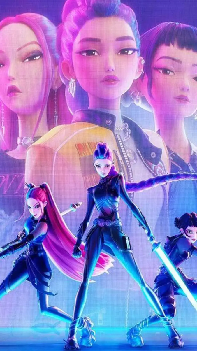 ai character: kpop démon hunter background