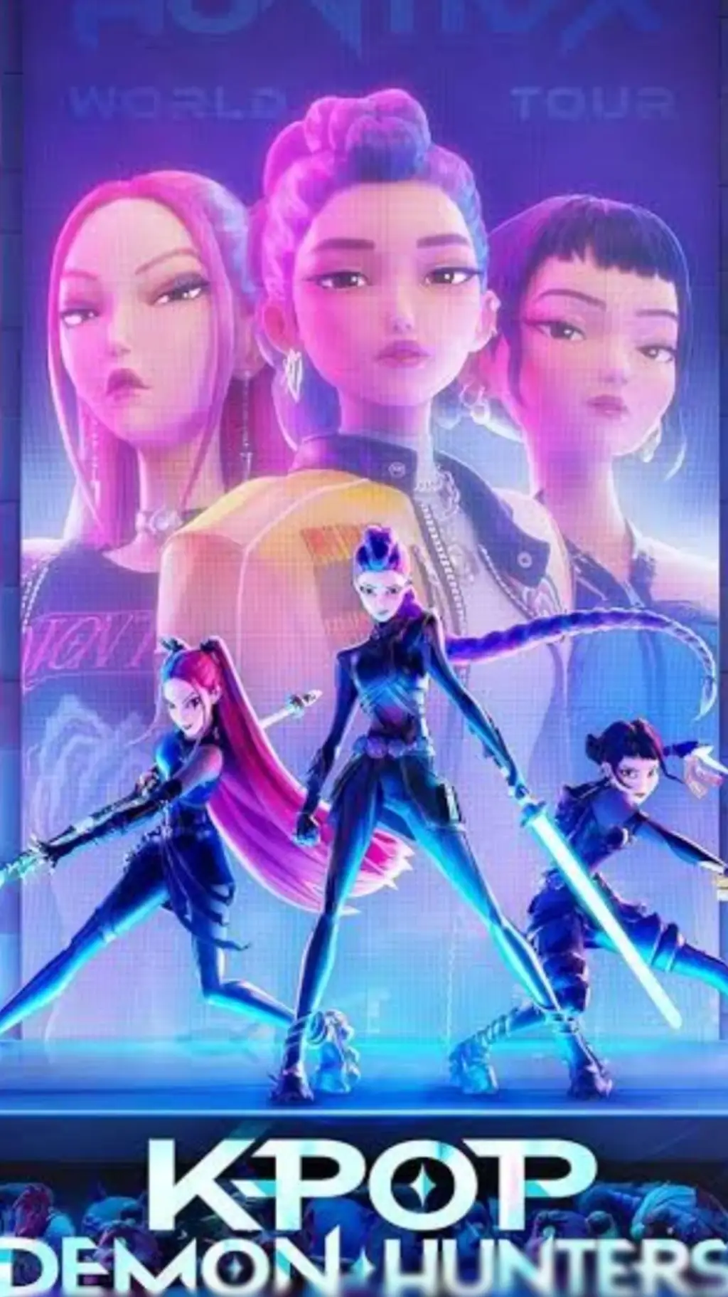 ai character: K-pop Demon Hunter background
