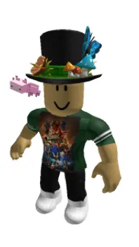 ai character: Roblox hacker background