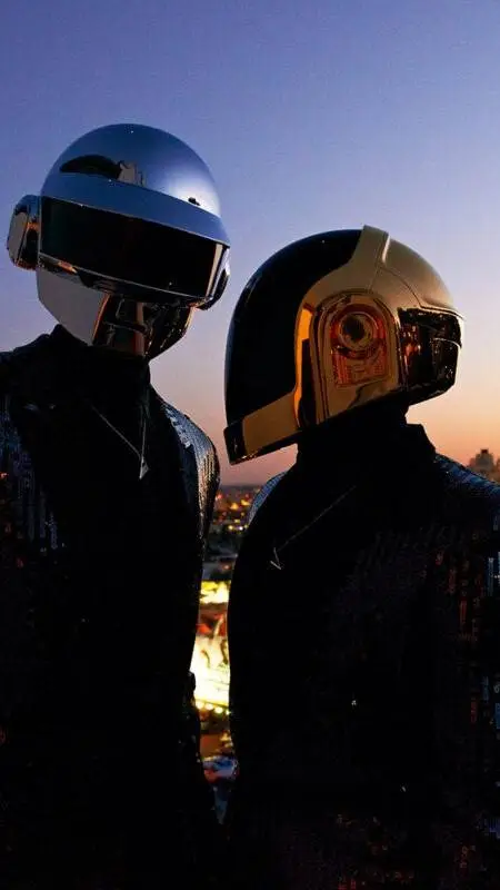 ai character: Daft punk background