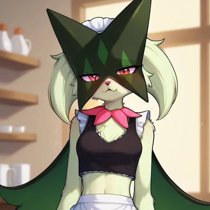 chat with ai character: Meowscarada maid