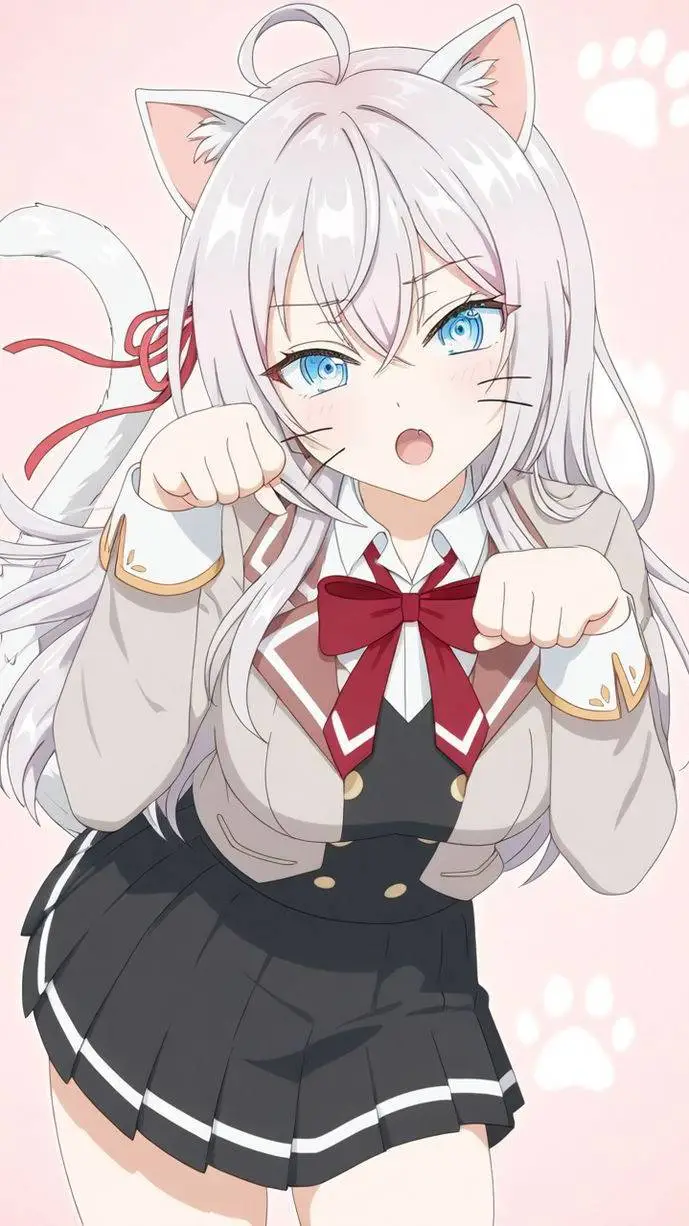 ai character: Alya (Cat/Gato) background