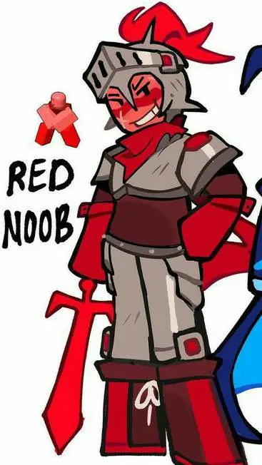 ai character: red noob background
