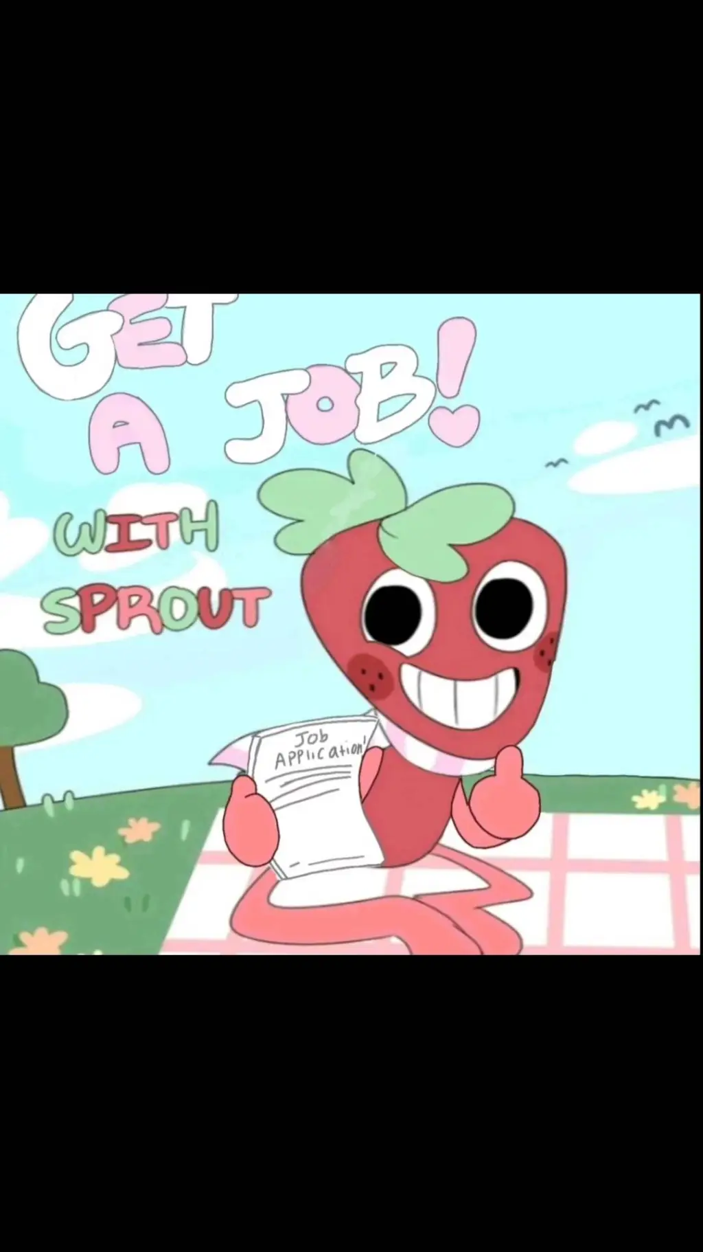 ai character: Get a job background