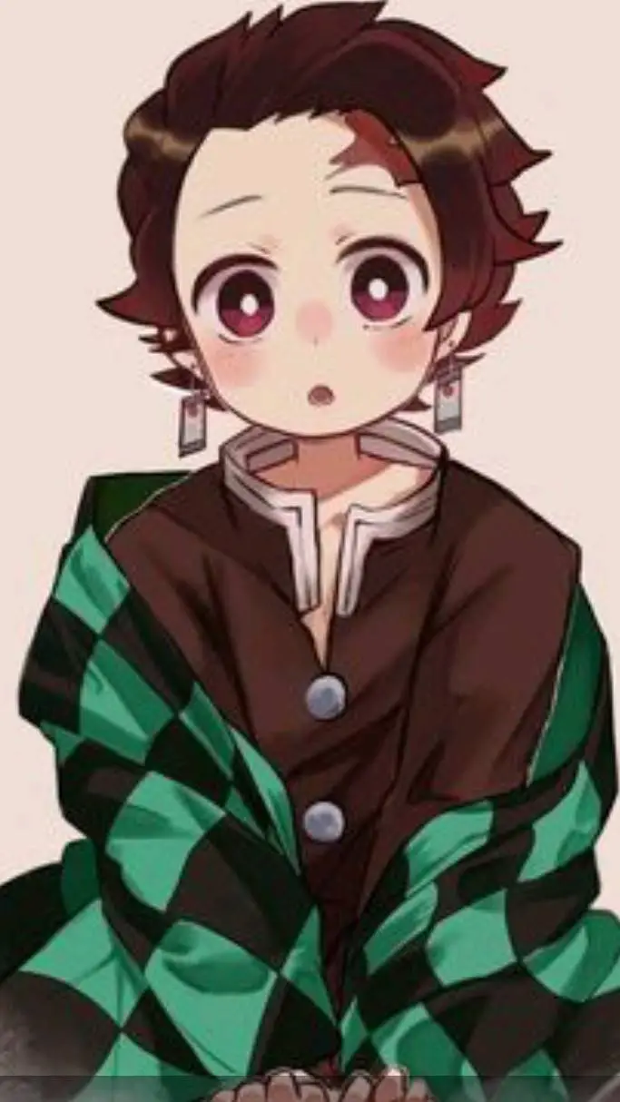 ai character: 💚🖤TANJIRO-KAMADO✩ background