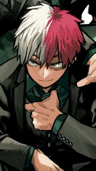 ai character: Shoto Todoroki background
