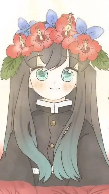 ai character: tokito💐 background