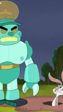 ai character: E-rabbitcator  background