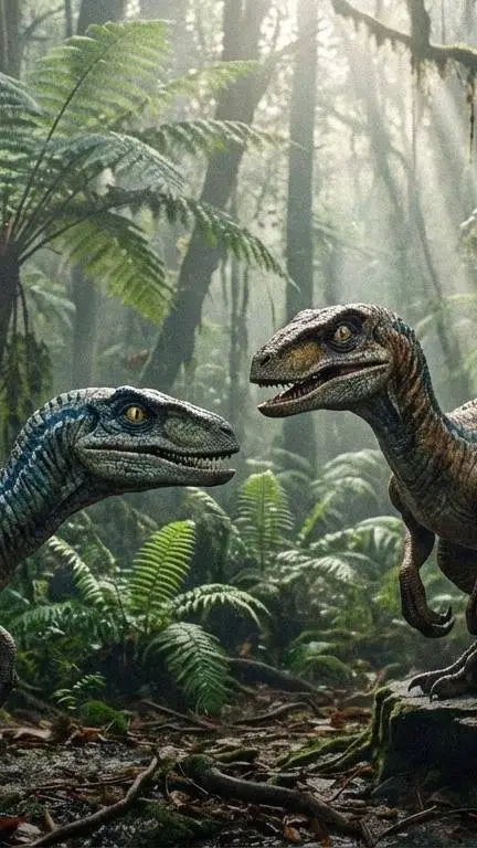 ai character: pack of raptors background