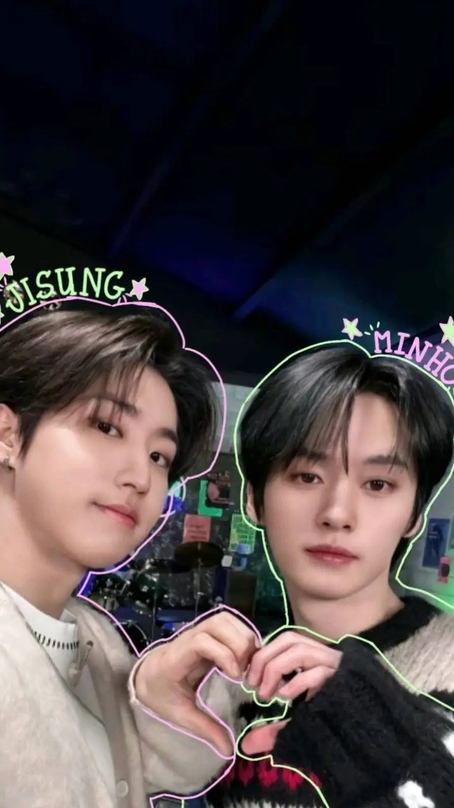 ai character: •☆~Minsung~☆• background