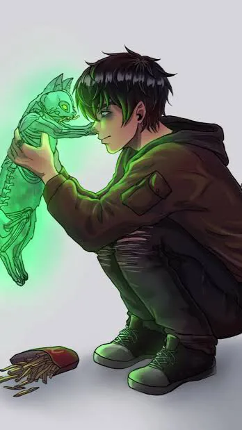ai character: Nico Di Angelo  background