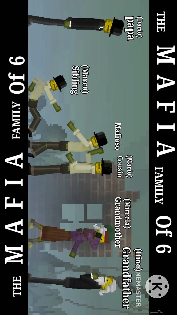 ai character: the mafia fam of 6 background
