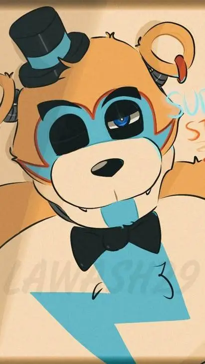 ai character: glamrock freddy  background