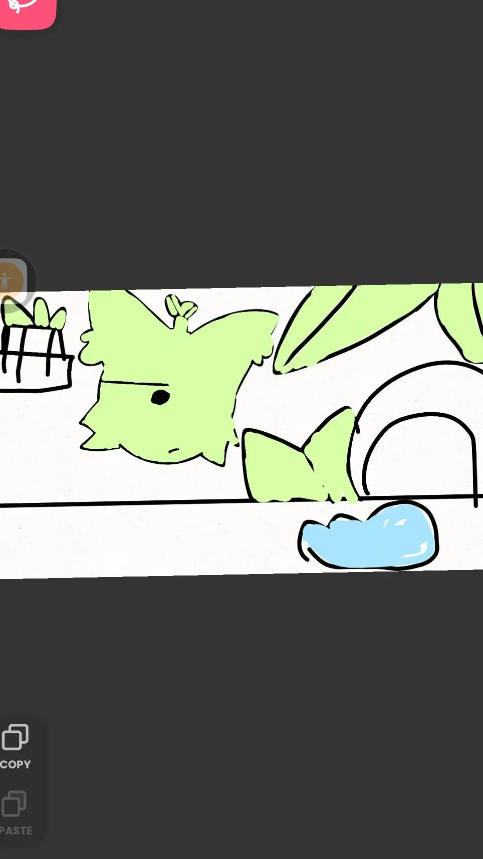 ai character: Plant furry boss background