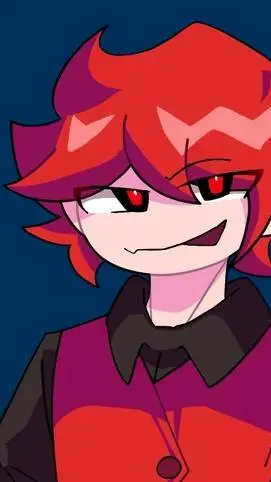 ai character: Robert (red) background