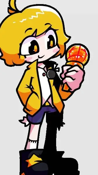 ai character: Dilaw (yellow)  background